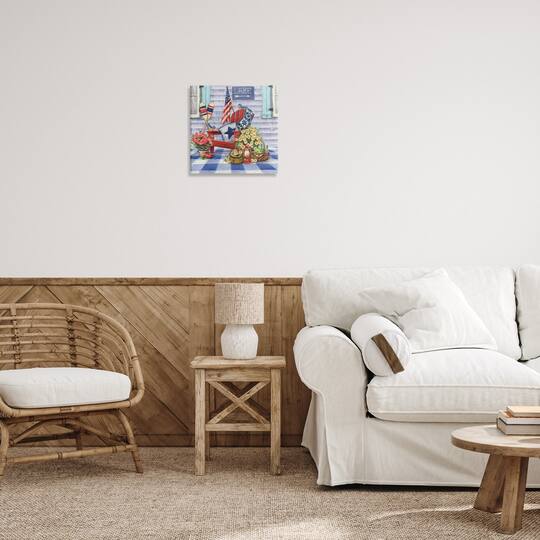 Stupell Industries Americana Porch View Canvas Wall Art